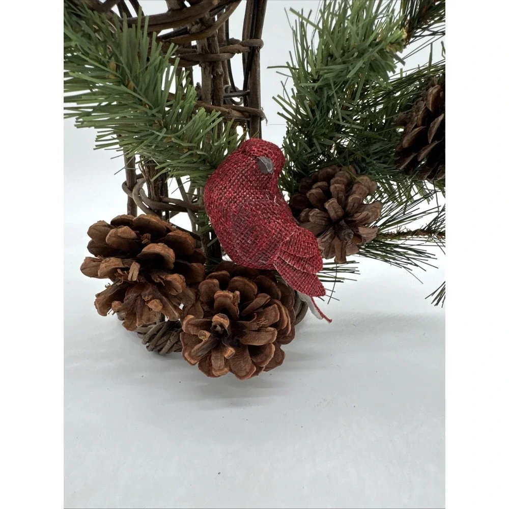 Reindeer Rustic Wicker Deer Tree Topper Or Stand Alone 17.5